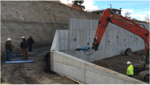 View both sides of wall